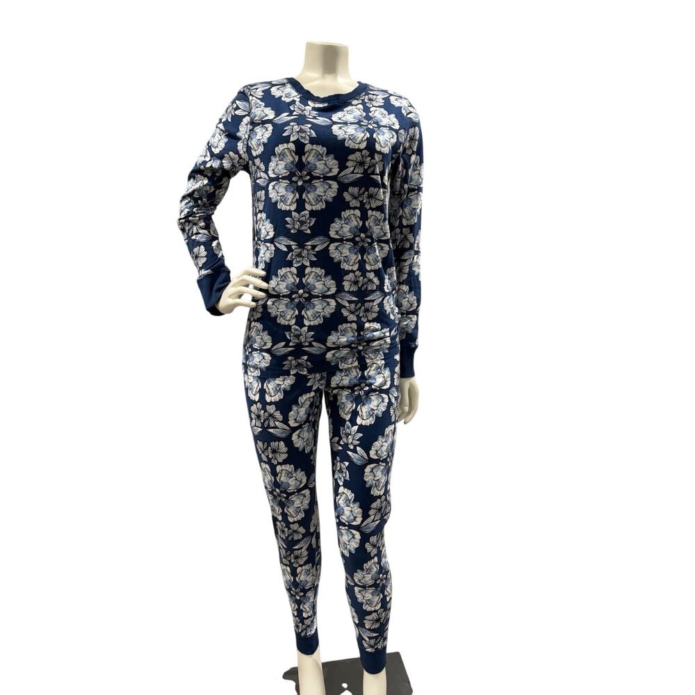 Vera Bradley Long Sleeve Pj Shirt And Pants Dive Floral Medallion Size XS